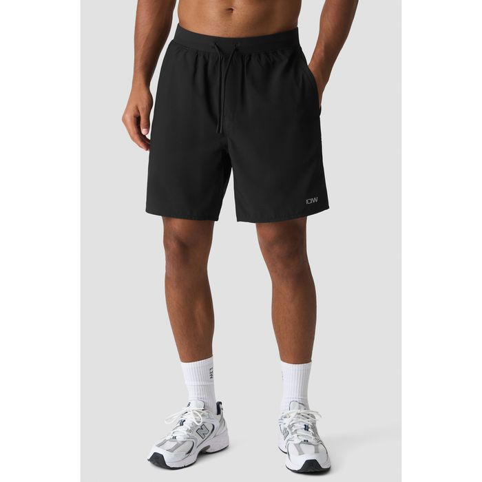 Workout Shortsit 7 Tuumaa Musta