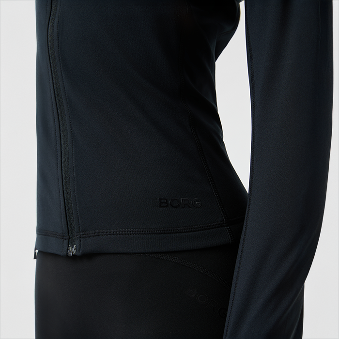 Borg Full Zip Paita Musta