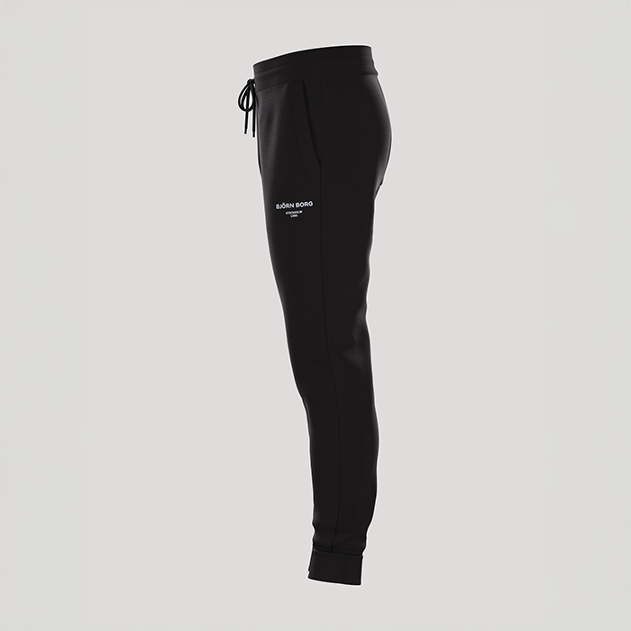 Essential Tapered Collegehousut Musta