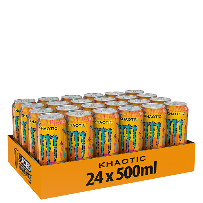 24 x Monster Energy Juiced 50cl khaotic