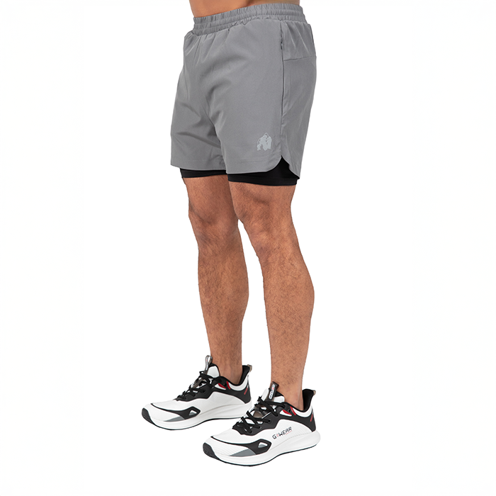 Cortez 2-in-1 Shortsit Harmaa