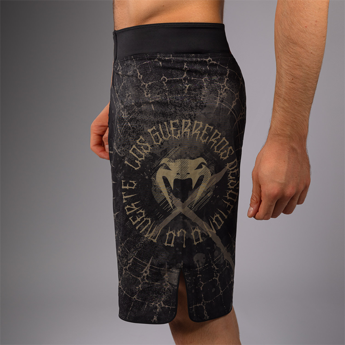 Santa Muerte 5.0 Fight Shorts Musta Kulta