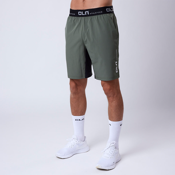 CLN Dino Stretch Shorts, Moss Green