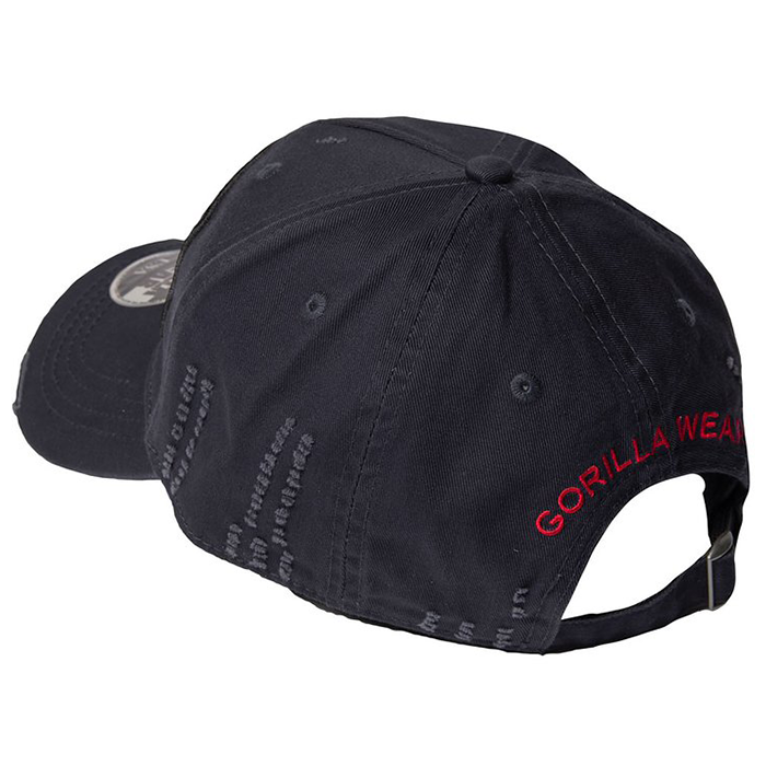 Harrison Cap, Black/Red, OS