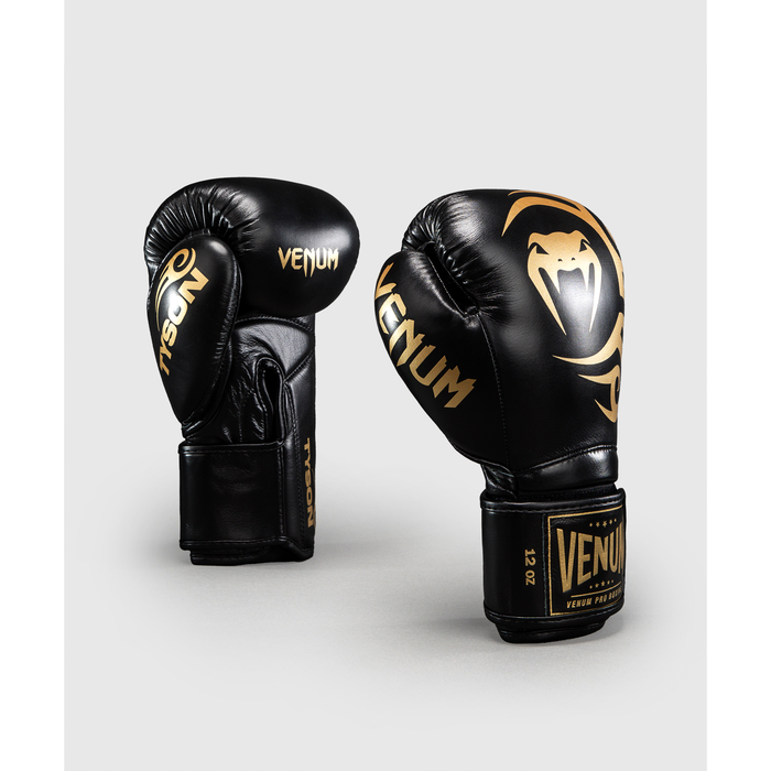 VENUM X MIKE TYSON TIGER Nyrkkeilyhanskat Musta/Kulta
