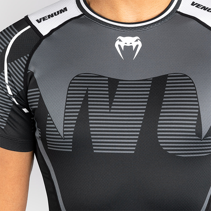 Venum Adrenaline Rashguard Lyhythihainen Musta Harmaa