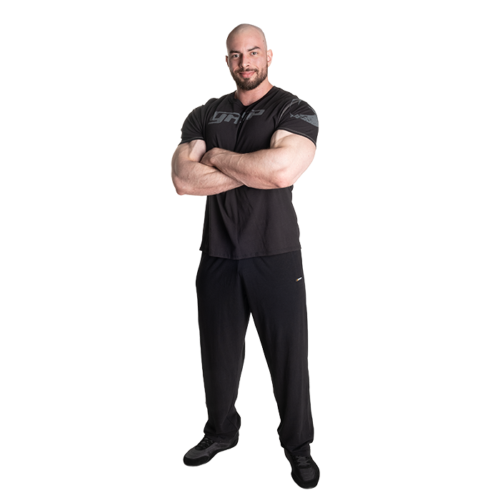 Gasp Sweatpants, Black/White