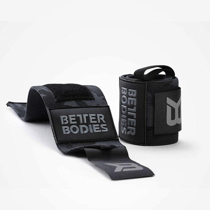 Better Bodies Gear BB Camo Wrist Wraps Dark Camo