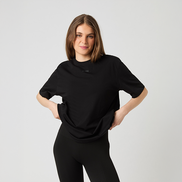 Oversized T-paita Musta