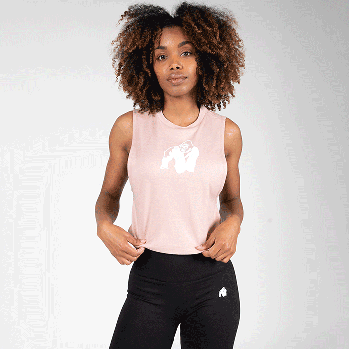 Addison Drop Armhole Tank Top, Pink