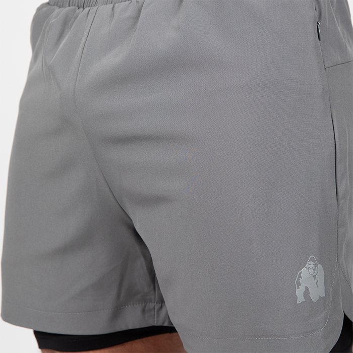 Cortez 2-in-1 Shortsit Harmaa