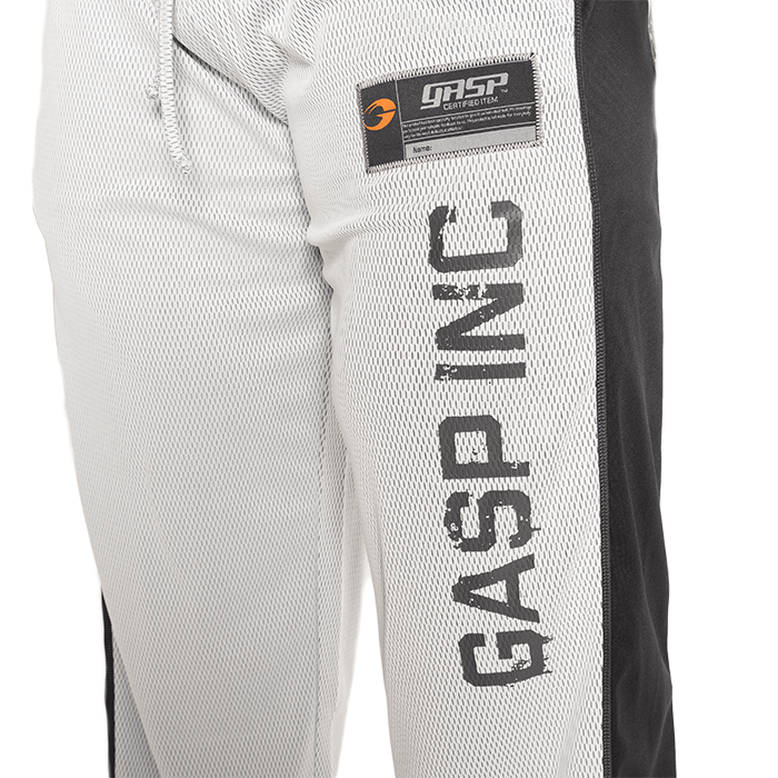 No 1 Mesh Pant, White/Grey