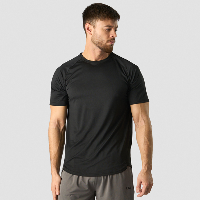 Stride Raglan T-shirt, Black