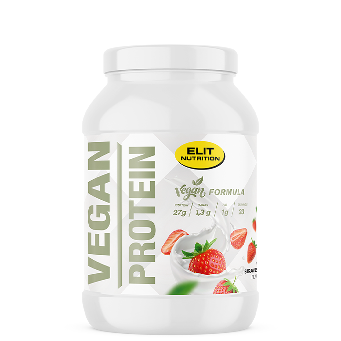 ELIT VEGAN Protein Laktoositon proteiinijauhe 750 g strawberry