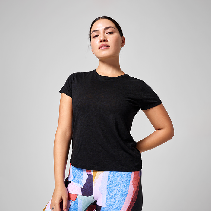 Casall Sportswear Soft Texture Tee Black