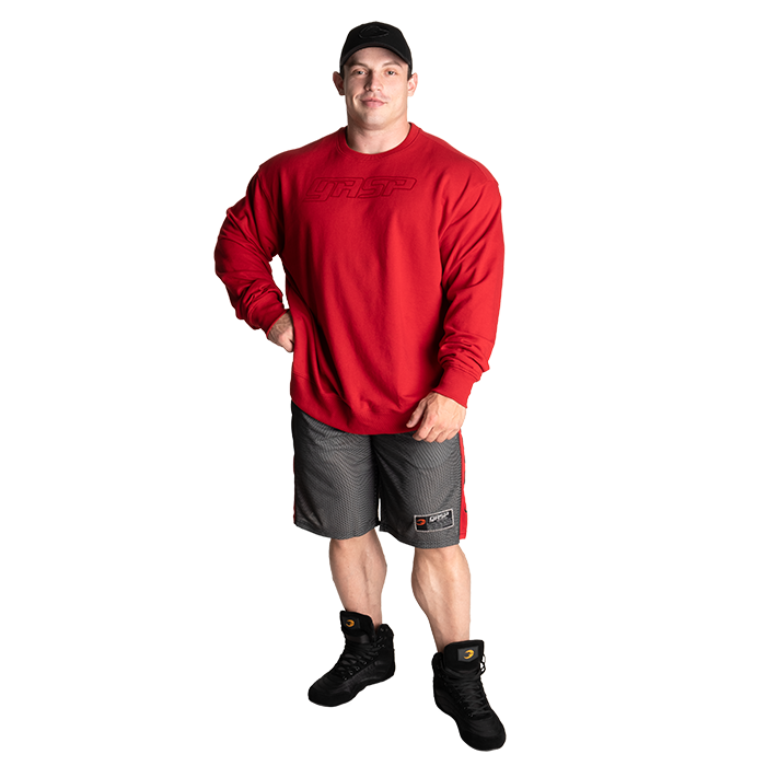 No1 Mesh Shorts, Black/Red