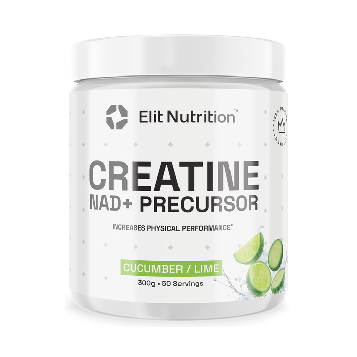 Creatine + NAD+ Kreatiini Lime/Kurkku 300 g