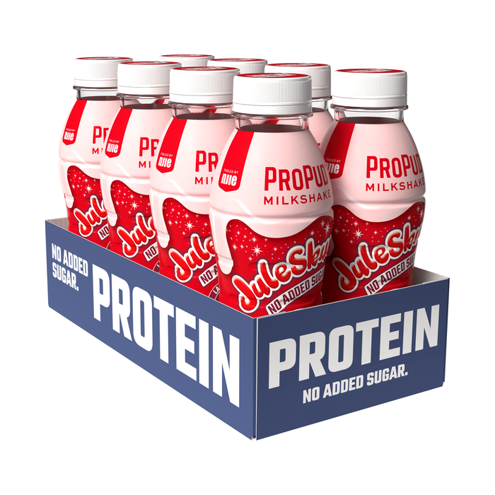 8 x ProPud Protein Milkshake, 330 ml juleskum