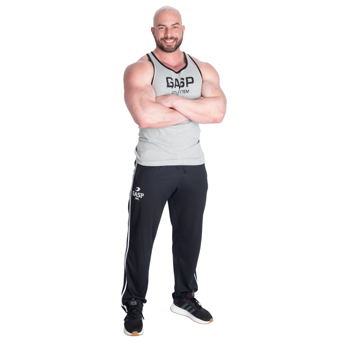 2 Stripe Treenihousut Musta Valkoinen