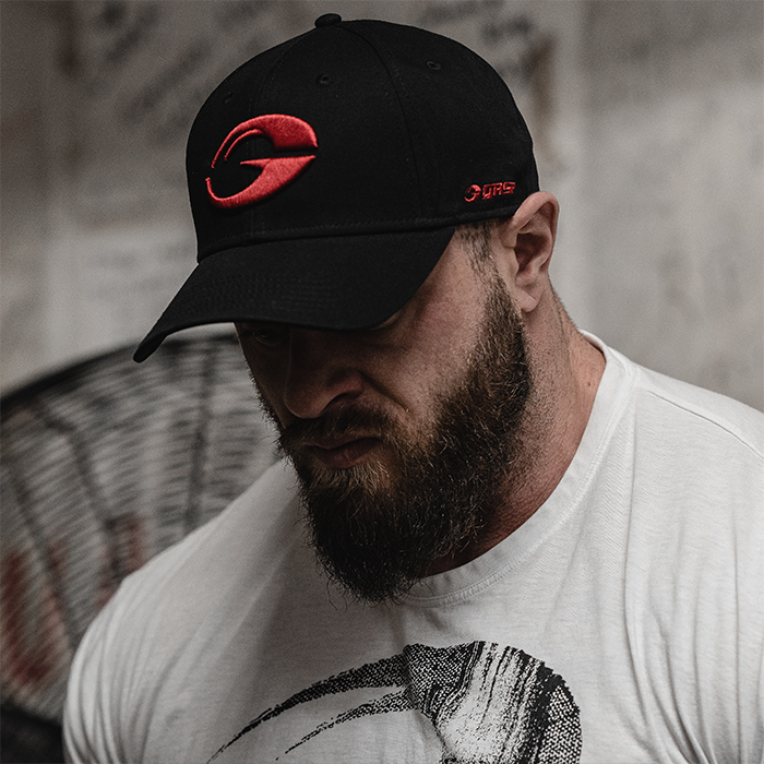 Gasp Baseball Cap Black/Red