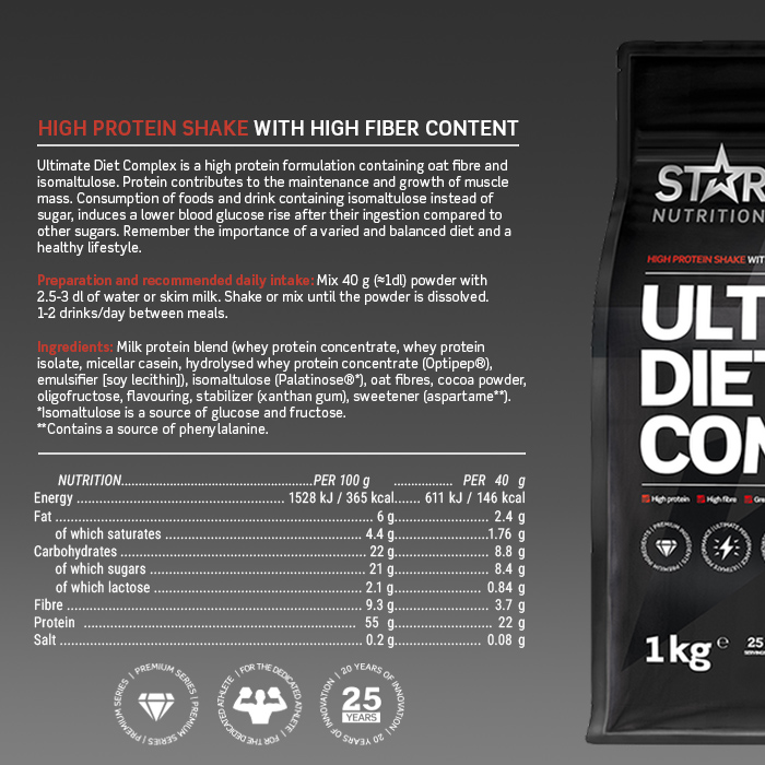 Ultimate Diet Complex Ateriankorvike 1 kg choklad