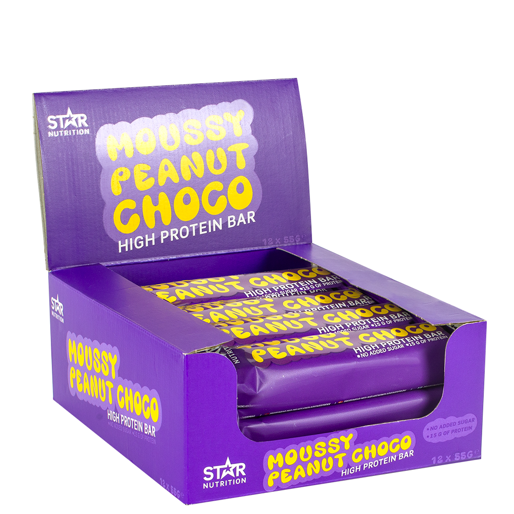12 x Soft Protein Bar 55 g moussy_peanut_choco