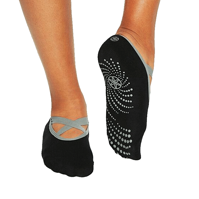 Gaiam Grippy Yoga-Barre Socks S/M