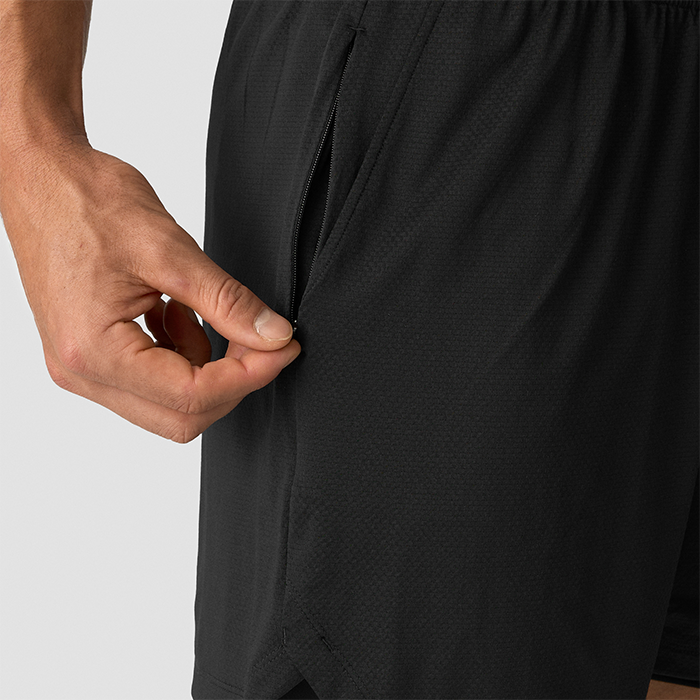 Stride 2-in-1 Shortsit Musta