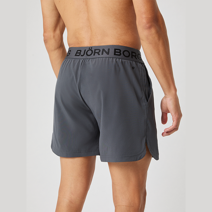 Borg Short Shorts Harmaa
