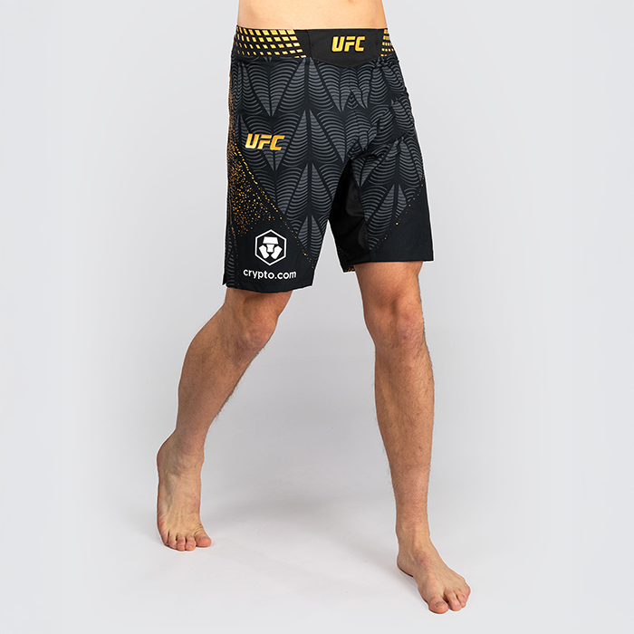 UFC Zenith by Venum Fight Night Fightshortsit Pitk&auml; malli Musta Kulta