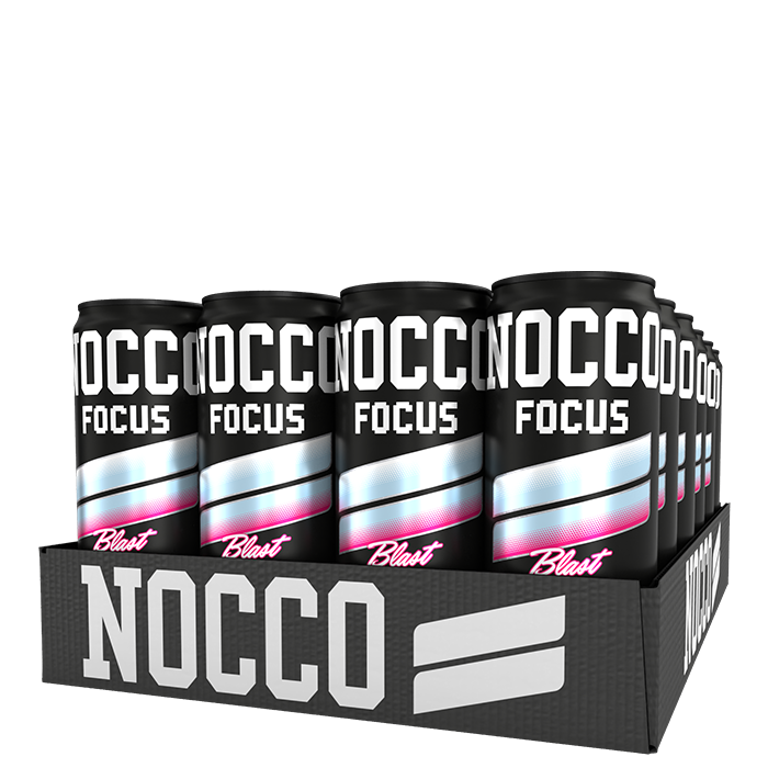 24 x NOCCO FOCUS 3, 330 ml, Raspberry Blast