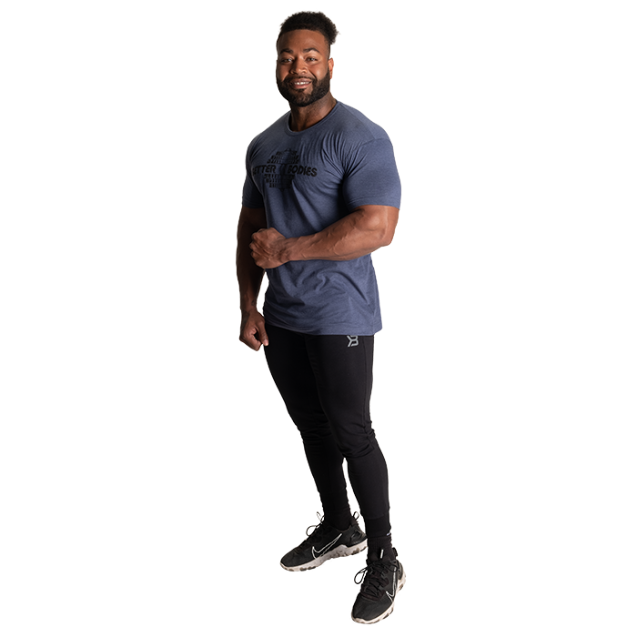 Recruit Tee, Sky Blue Melange