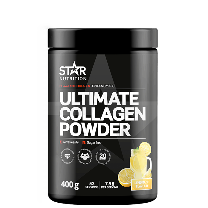 Ultimate Collagen Powder Kollageenipeptidit 400 g lemonade