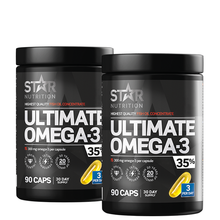 2 x Ultimate Omega-3 90 kapselia 35% 1000 mg