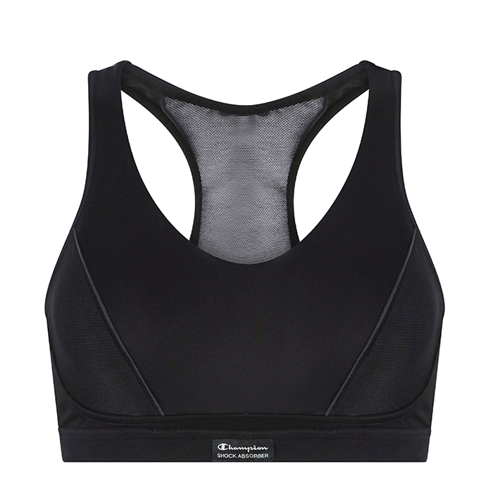 Pump Padded Sports Bra Musta — Shock Absorber