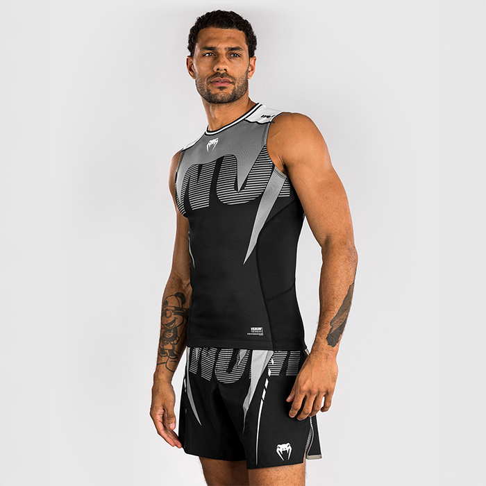 Venum Adrenaline Rashguard Musta Harmaa