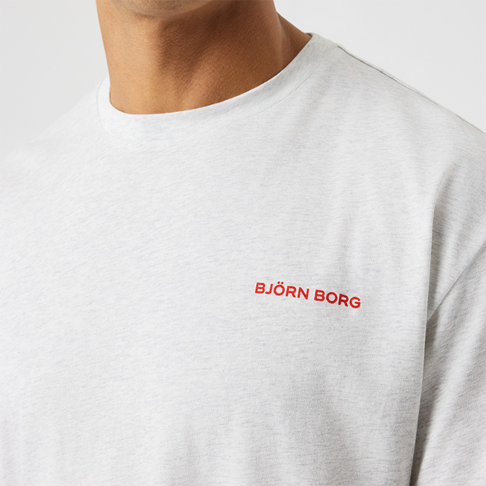 Gym Oversized T-paita Vaaleanharmaa