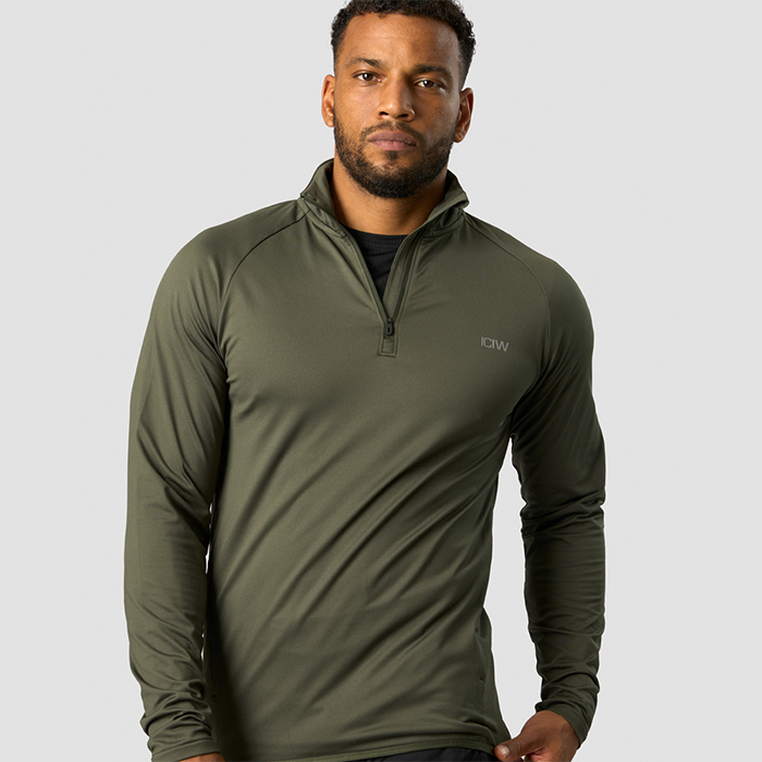 ICANIWILL Ultimate Training 1/4 Zip Green