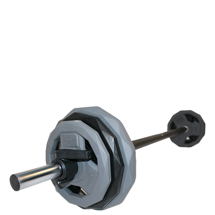 Pumppusarja Tanko ja painolevyt 17,5 kg