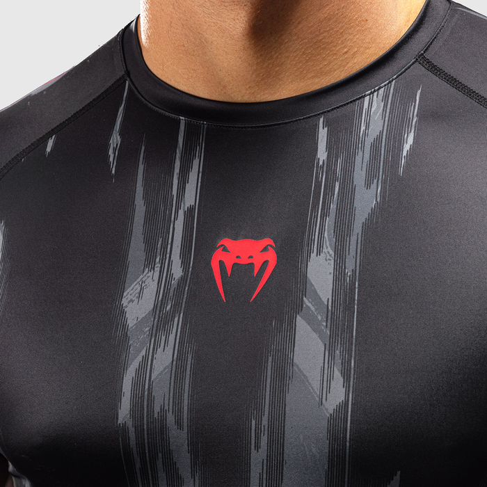 Venum Demon lyhythihainen rashguard musta/harmaa