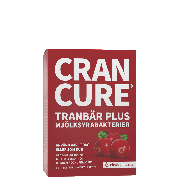 Cran Cure&reg; Karpalot + maitohappobakteerit 60 tablettia