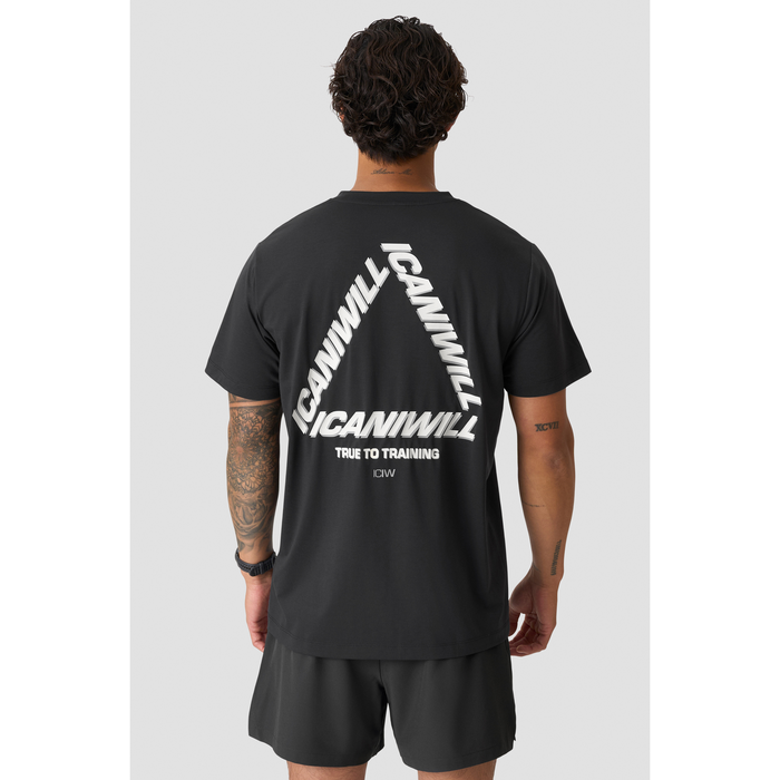 Mirage Dri-release T-paita Print, Storm Grey