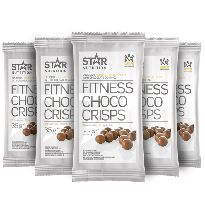 Star Nutrition 5 x Fitness Choco Crisps 35g