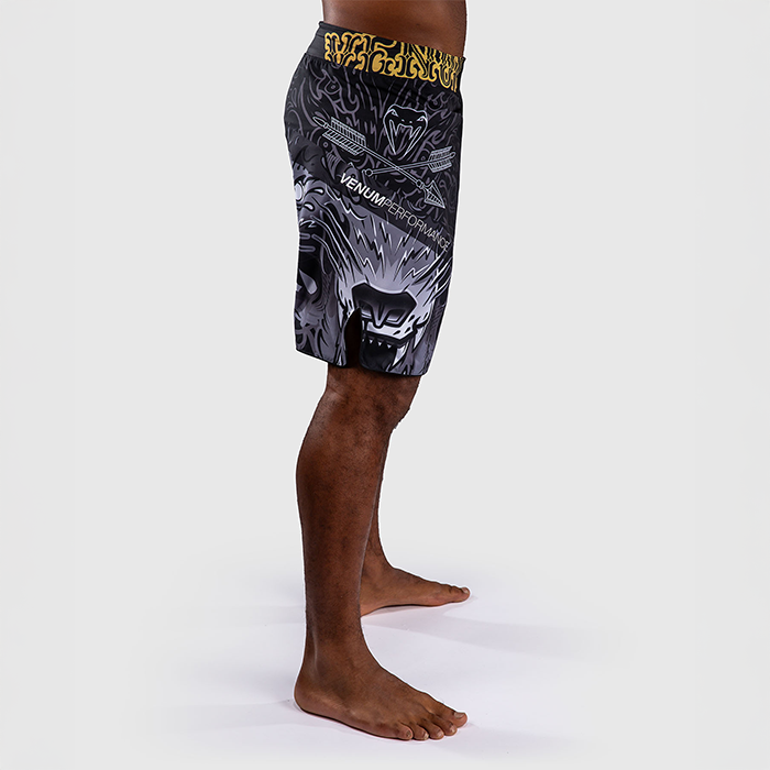 Venum Wolf Atak Fightshortsit Musta Harmaa