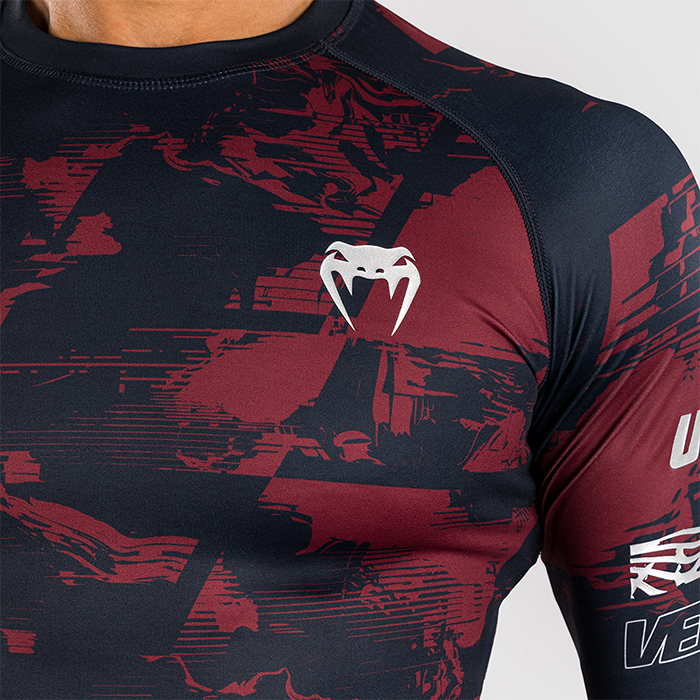 UFC Zenith by Venum Fight Week Rashguard Pitk&auml;hihainen Sininen Punainen Harmaa