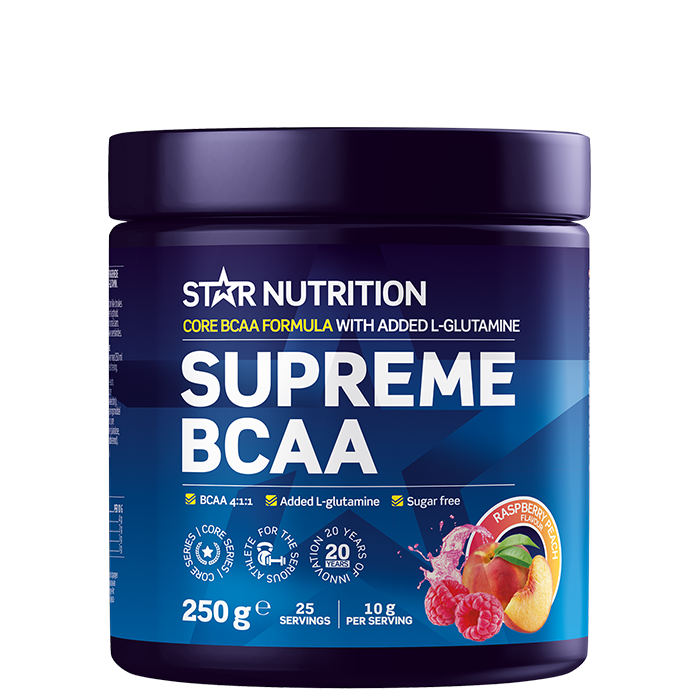 Supreme BCAA-jauhe 250 g rasberry_peach
