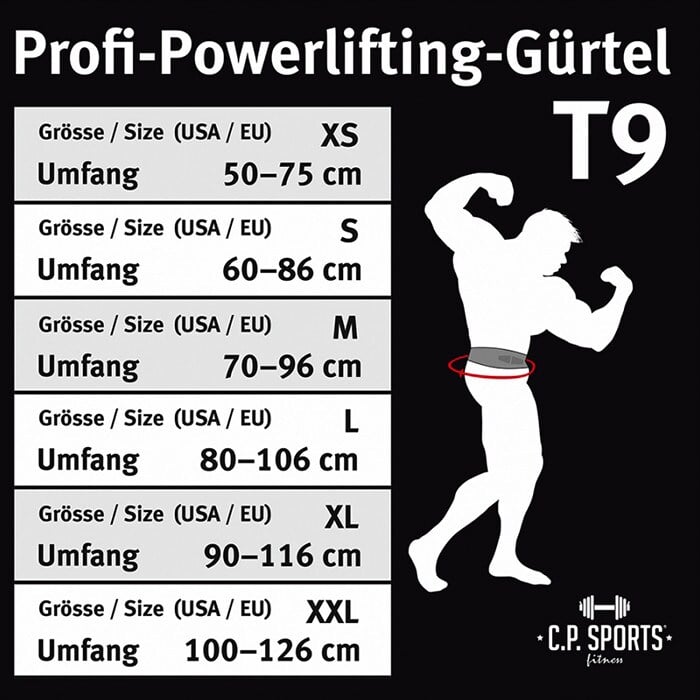 Powerlifting Lifting Belt Quick Buckle Musta