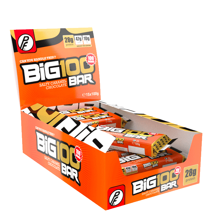 15 x Big 100 Proteiinipatukka 100 g salt_karamell_sjokolade