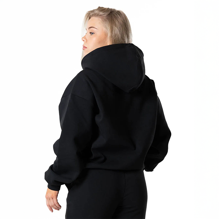 Clean Oversized Huppari Musta