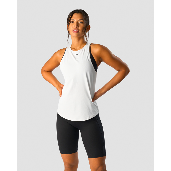 ICANIWILL Charge Tank Top Wmn White